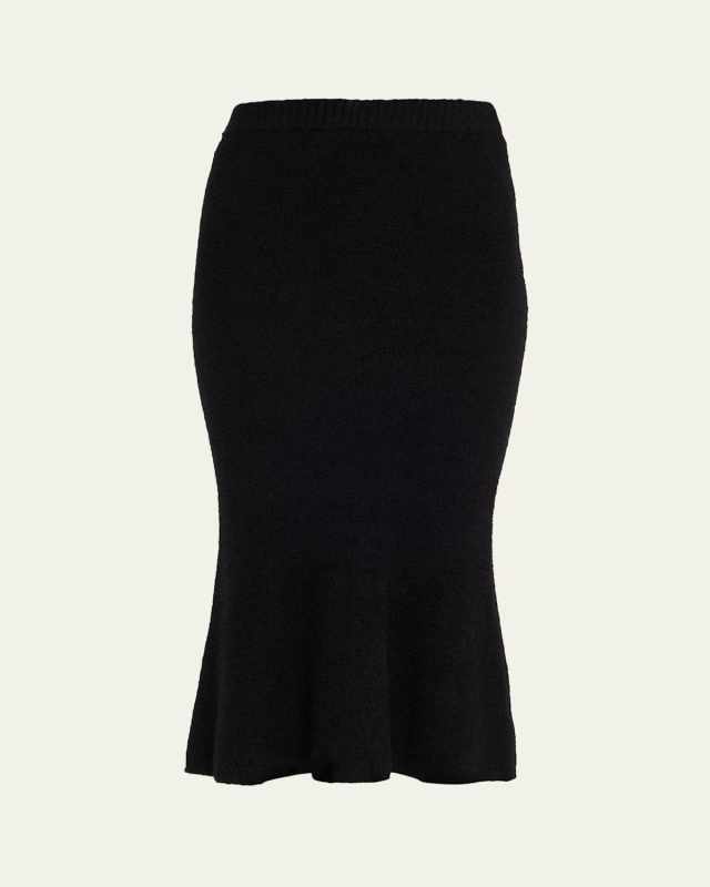 Salem Knit Flare Midi Skirt